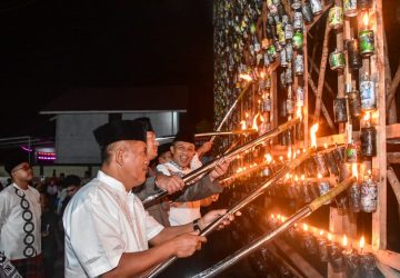 Lestarikan Khazanah 27 Likur, Bupati Bengkalis Resmikan Festival Lampu Colok 2025