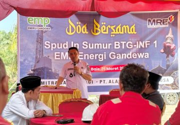Doa Bersama Spud In Sumur BTG-INF#01, PT EMP Energi Gandewa Perkuat Kebersamaan dengan Masyarakat