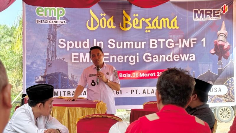 Doa Bersama Spud In Sumur BTG-INF#01, PT EMP Energi Gandewa Perkuat Kebersamaan dengan Masyarakat