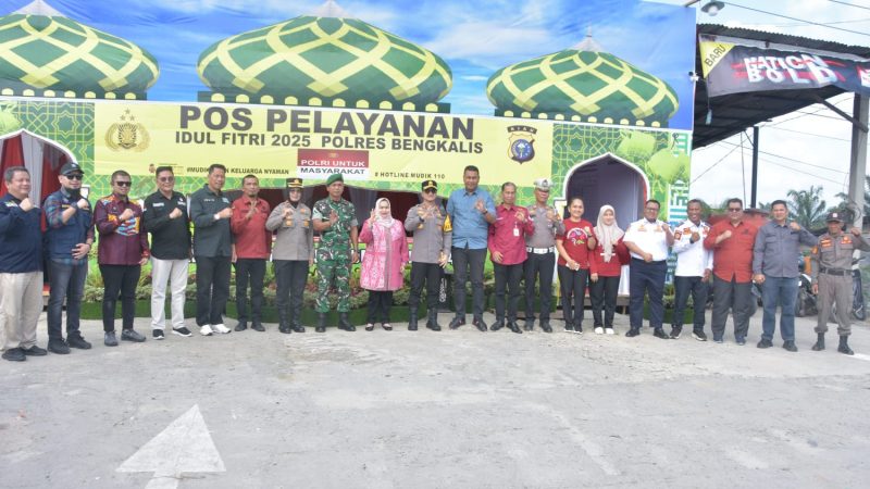 Tinjau Pos Terpadu Lebaran, Bupati Kasmarni Pastikan Kabupaten Bengkalis Siap Sambut Pemudik