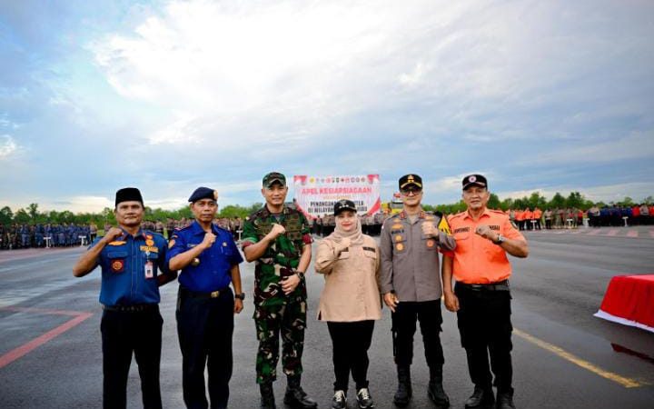 Bupati Bengkalis Ikuti Apel Siaga Karhutla tahun 2025