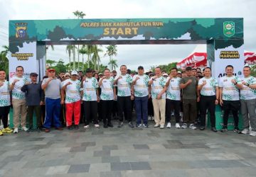 Bupati Siak Lepas Peserta Karhutala Fun Run, Ajak Warga Lestarikan Hutan