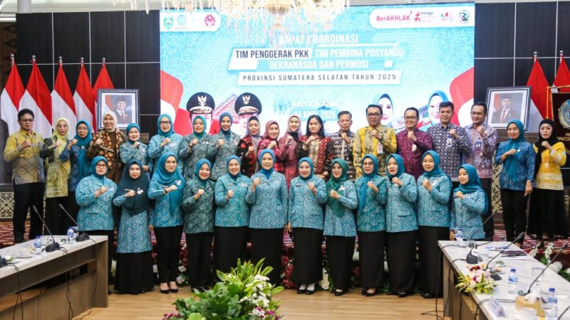 Ikuti Rakor di Griya Agung, TP PKK Hj Patimah Toha Siap Sinergi Untuk Menyelaraskan Program Kerja