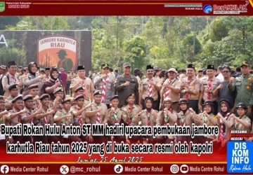 Bupati Rohul Anton, Hadiri Pembukaan Jambore Karhutla Riau Tahun 2025