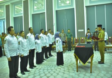 Perkuat Barisan Perang Melawan Narkoba, Bupati Kampar Lantik Pengurus BNK