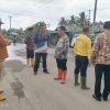 Upaya Atasi Banjir, Bupati Rohil Tinjau 3 Titik Normalisasi Parit Pembuangan Air
