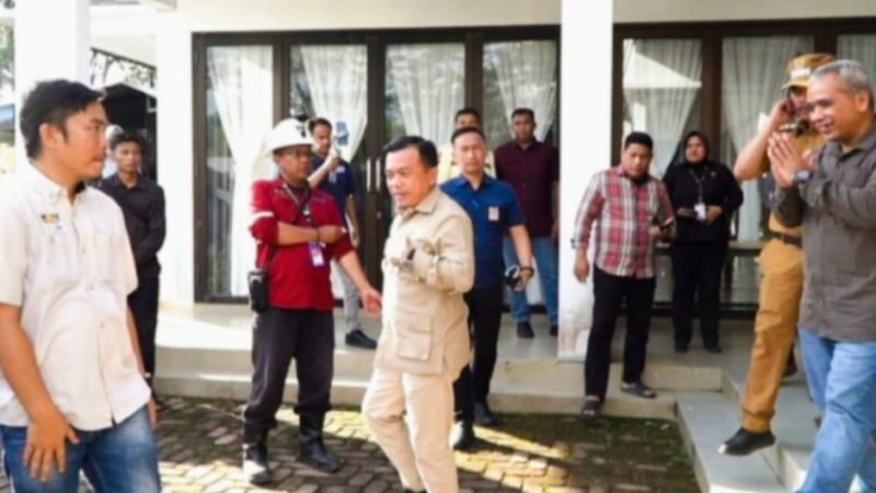 Aslori Ilham Pantau Progres Proyek PLTA KMH Sudah Mencapai Tahap Akhir dan Finalisasi