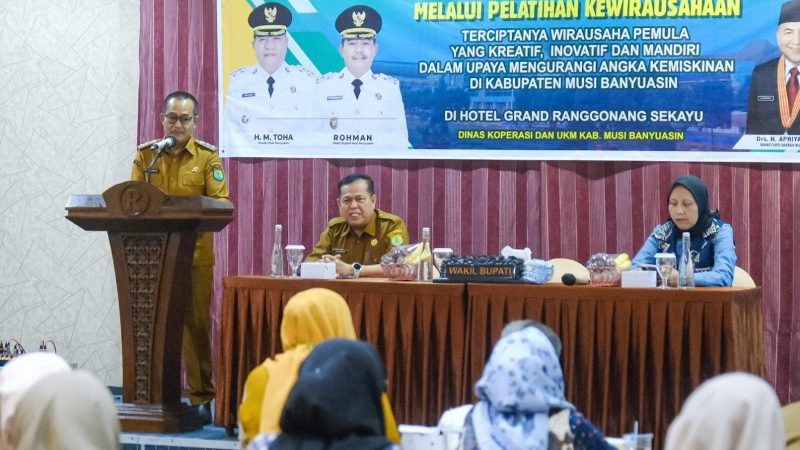 Pemkab Muba Gelar Pelatihan Kewirausahaan Bagi Pelaku UMKM