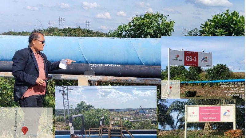 Diduga Penyaluran Minyak Bukan pada Pipa Milik PT. Pertagas, LSM Minta Aparat Hukum Usut Dugaan Korupsi di Proyek Pipa Minyak Rokan