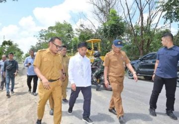 100 Hari Kerja Gubernur dan Wakil Riau, dengan Keterbatasan Anggaran 7 Ruas Jalan di Perbaiki