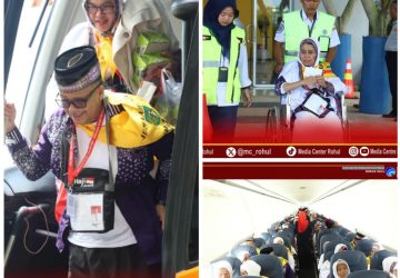 Hari Ke-3, JCH Rohul Resmi Diberangkatkan, Penerbangan Terakhir yang Bertolak Ke Hang Nadim Batam