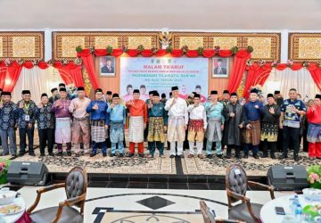 Malam Taaruf MTQ, Bupati Bengkalis Sambut Hangat Kedatangan Kafilah Kabupaten/Kota se-Riau