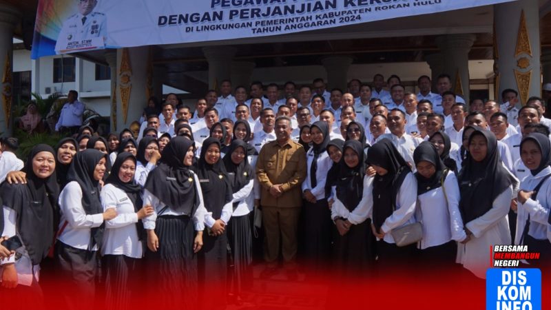 Pemkab Rohul Serahkan SK 1.461 PPPK Tahap I Formasi Tahun 2024
