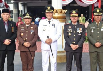 Bupati Pimpin Upacara HUT Bhayangkara Ke-79 Sekaligus Serahkan Penghargaan Personel Polri Berprestasi
