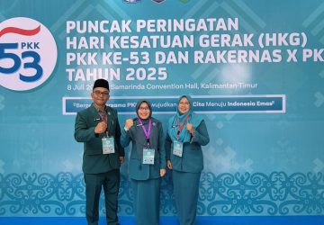 Ketua TP PKK Kabupaten Siak Hadiri Rapat Kerja Nasional X PKK Tahun 2025 di Samarinda