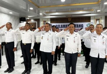 Bersatu dalam Apel Gabungan 3 Kementerian Kemenko Bidang Hukum, Ham dan Imipas, Lapas Pasir Pangarayan Tegaskan Komitmen Layanan Humanis