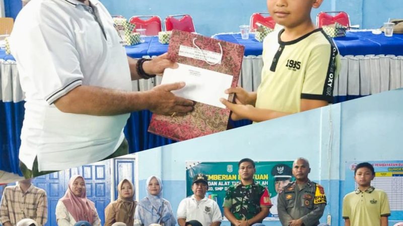 Sinergi Pemerintah Desa dan Masyarakat, 331 Pelajar Pugu Terima Bantuan Sekolah