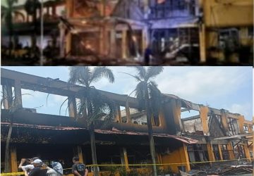 LSM Tuding Kebakaran Gedung Disnakertrans Riau Diduga Terkait Pembebasan Lahan TNTN