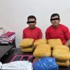 2 Pria di Rambah Hilir Ditangkap Satres Narkoba Polres Rohul, 10.3 Kg Daun Ganja Kering dan 1 Unit Mobil Disita