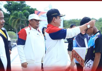 Wabup Buka Perhelatan POPDA Perdana di Rohul, Syafaruddin Poti : Kalah Menang itu Biasa, yang terpenting Tanamkan Mental Juara