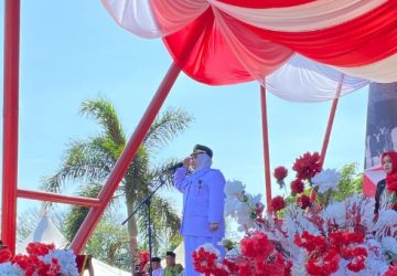 Bupati Bengkalis Kasmarni Pimpin Upacara Detik-Detik Proklamasi Kemerdekaan RI Ke-80