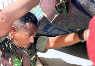 Razia Bersama Koramil 02 Rambah, Lapas Pasir Pangarayan Komitmen Wujudkan Lapas Bersih dan Aman