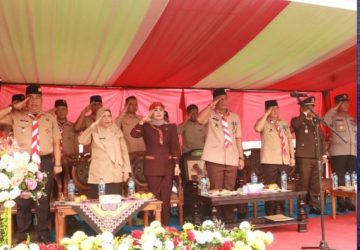 Lapas Pasir Pangarayan Dukung Pembinaan Generasi Muda, Hadiri Apel Besar Hari Pramuka ke-64