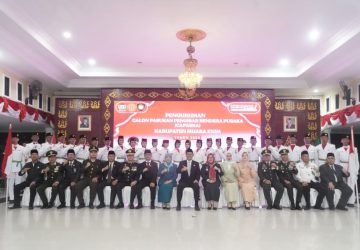 Bupati Edison Kukuhkan 50 Anggota Paskibraka HUT RI Ke-80
