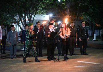 HUT Kemerdekaan ke-80, Wabup Bagus Pimpin Apel Kehormatan Renungan Suci