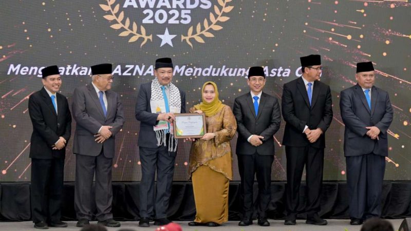 Bupati Bengkalis Kasmarni Raih BAZNAS Award 2025 untuk Kedua Kalinya, Bukti Komitmen Pengelolaan Zakat di Daerah