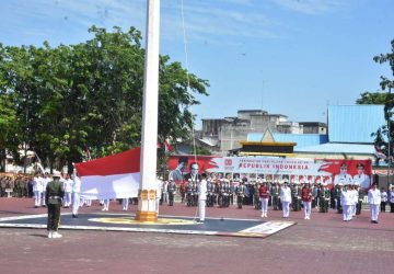 Sang Saka Berkibar Megah, Paskibraka Bengkalis Tunaikan Tugas dengan Sempurna