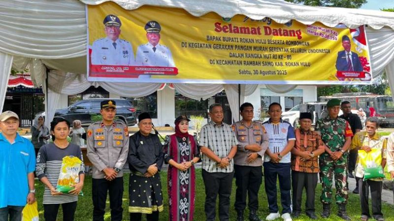 Lapas Pasir Pangarayan Hadiri GPM Serentak dalam Rangka HUT ke-80 RI