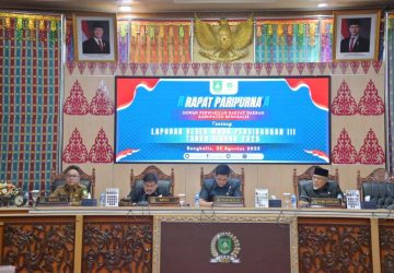 Bupati Hadiri Rapat Paripurna Penyampaian Laporan Hasil Reses Masa Persidangan III Tahun 2025