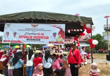 Desa Sei Kuning Rayakan HUT ke-80 RI, Semangat dan Kreativitas: Lomba Pertunjukan Himbauan Lingkungan