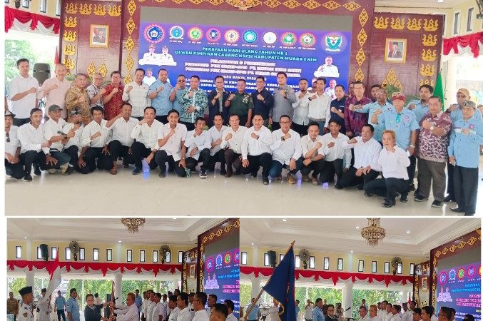 DPC KSPI Muara Enim HUT Ke-I Lantik Dua PUK FSP KEP KSPI Perusahaan Subcont PT. PAMA