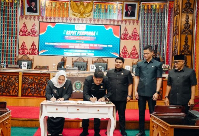DPRD Bengkalis Gelar Rapat Paripurna, Tandatangani Nota Kesepakatan Perubahan KUA-PPAS 2025