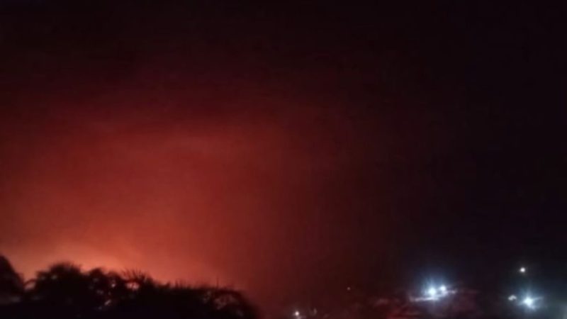 Diduga Kebakaran Sumur Minyak Ilegal Kembali Terjadi di Area Keban Satu
