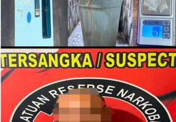 Polres Muara Enim Bekuk Pengedar Narkoba di Air Lintang