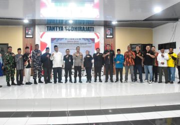 Diselenggarakan Polres, Bupati Bengkalis Bacakan Empat Poin Deklarasi Damai