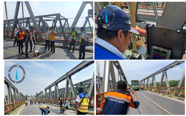 Kementerian PU PJN Wilayah I Riau Melaksanakan Rehabilitasi Jembatan Ujung Tanjung