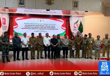 Bupati Rohul Anton Hadiri Sosialisasi Satgas Kelancaran Operasional Hulu Migas Riau