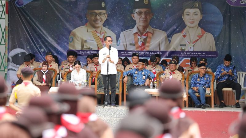 Buka Jota dan Joti Pramuka Batam 2025, Amsakar: Internet Adalah Jawaban Masa Depan