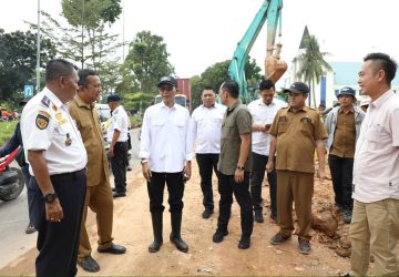 Amsakar Atasi Banjir di Simpang Helm, Bangun Box Culvert hingga Peningkatan Jalan