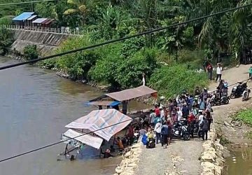 Rakit Penyeberangan di Rokan Hulu Tenggelam, Bupati dan Dishub Gerak Cepat: pastikan tidak ada korban jiwa