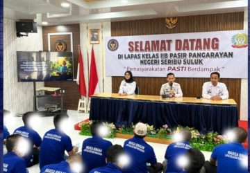 Lapas Pasir Pangaraian Bangun Semangat Warga Binaan Lewat Afirmasi Positif