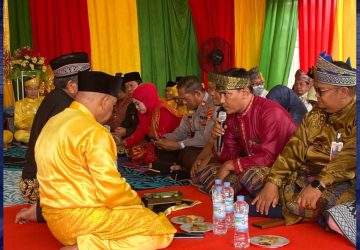 Lapas Pasir Pangaraian Hadiri Majelis Peristiadatan Penabalan Raja Luhak Rambah