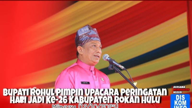 Meskipun Diguyur Hujan, Rohul Tetap Rayakan HUT ke-26 dengan Semangat Harmoni dan Kebersamaan