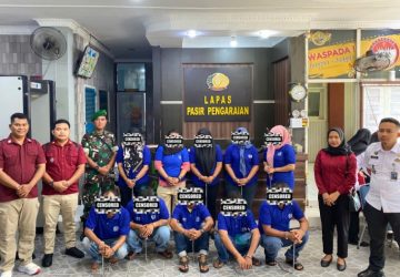 Pengawalan Ketat Petugas Gabungan, Lapas Pasir Pangarayan Mutasi 10 Narapidana