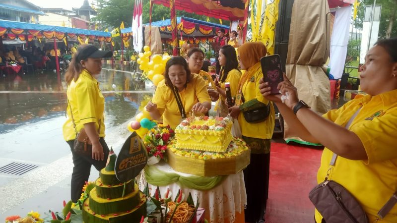 DPD Partai Golkar Kota Gunungsitoli Gelar Hut Ke-61