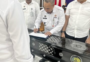 Lapas Pasir Pangaraian Ikuti Penandatanganan Komitmen Bersama Pemberantasan Narkoba, Handphone, dan Barang Terlarang